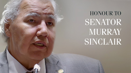 Honour to Senator Murray Sinclair